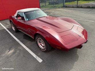 chevrolet corvette c3 stingray v8 cabriolet boîte mécanique 1975 cab