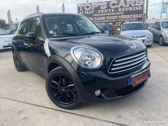 mini countryman cooper d 112ch pack chili all4 * cuir bluetooth clim régulateur jantes alu * crit'air 2 * entretien à jour