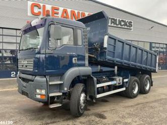 man tga 33.363 6x6 kipper 12m³ manual full steel (bj 2003) — vrachtwagens — marktplaats