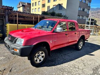 mitsubishi l200 4x4 doppelkabine – robustes arbeitstier