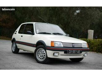 peugeot 205 gti 1.6l 115cv - tres bel exemplaire - cg collection