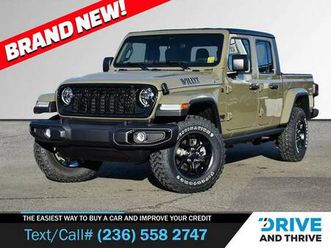 new 2026 jeep gladiator willys pickup: [$190/weekly*] ready for dlvy