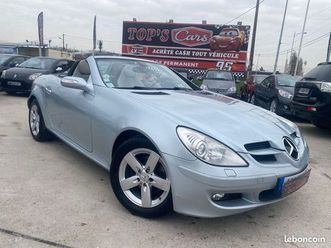 mercedes classe slk ii 200 kompressor * boite auto * clim gps cuir xenon bluetooth radar jantes alu * carnet + factures d'entretien à jour * garantie 12 mois * 
