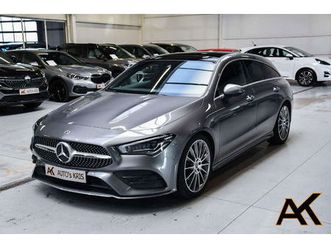 mercedes cla shooting break 180 cla 180 shootingbreak amg-line - trekhaak / pano