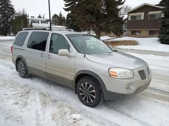 2006 pontiac montana sv6 ext 7 passenger minivan very low kms