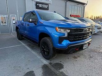 chevrolet silverado 1500 trail boss lt 6,2 v8, z71,låg skatt, omg leveran