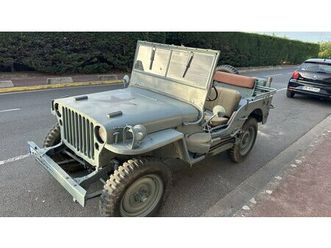 1944 willys mb jeep – wwii military vehicle – rebuilt engine
