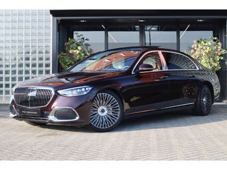 mercedes-benz s-klasse maybach 580 4matic | manufaktur, burmester high end 4d, achterasbesturing, first class, klaptafels, entertainment, koelkast, tv