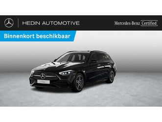 300 de break amg line | panoramisch dak | trekhaak | dodehoekassistent | memory pack | 360° camera | burmester audio | head-up display | smartphone integratie |