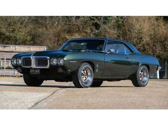 1969 pontiac firebird sports coupe vente aux enchères