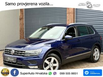 vw tiguan 2.0 tdi dsg highline 150 ks, acc+led+360+gr sjed+virt+asist