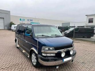 ② chevrolet van express 5.3i v8 benzine/lpg camper — camionnettes & utilitaires — 2ememain