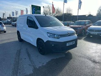 citroen berlingo van 1.5 bluehdi 1000kg driver pro 100ps [6 speed]