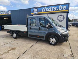 citroen jumper 35 l3/euro6/dubcab/7pl/laadbak/trekhaak/20620ex