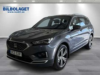 seat tarraco 7sits tsi 190hk 4drive xcellence värmare/drag 2400kg