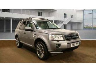 2012 land rover freelander 2.2 sd4 hse 5dr auto estate diesel automatic