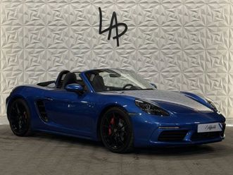 porsche 718 boxster s bleu saphir – pack chrono pse pasm 30k€ options