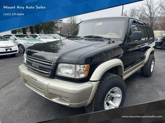 used 2001 isuzu trooper s