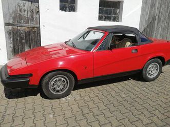 triumph tr7 cabrio, tüv 6/27, bj. 1980, original 77.000 km