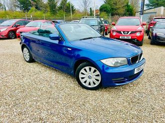 2010 bmw 1 series 2.0td 120d se convertible 2d auto