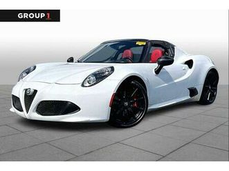 used 2015 alfa romeo 4c spider base
