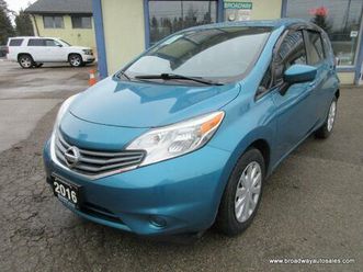 used 2016 nissan versa note great value sv-edition 5 passenger 1.6l - dohc.. cd/aux/usb input.. back-up camera.. keyless entry..
