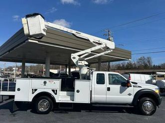 2015 ford f-550 42’ bucket truck 4x4 diesel dually - 49k miles!