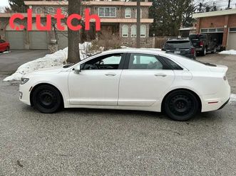 2017 lincoln mkz reserve w/ apple carplay & android auto, heated