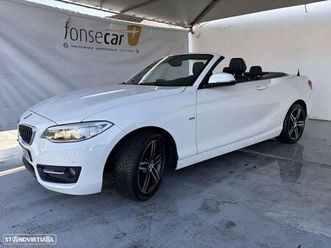bmw 218 d cabrio line sport
