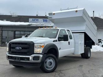 2015 ford f550 4x4 dump body chipper truck
