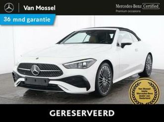 mercedes-benz cle cabriolet 200 amg line — mercedes-benz — marktplaats
