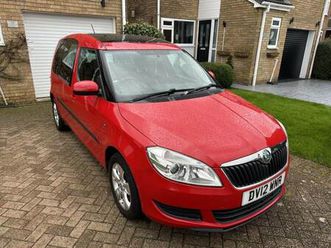 skoda, roomster, tdi se cr, 2012, manual, 1.6, panoramic roof