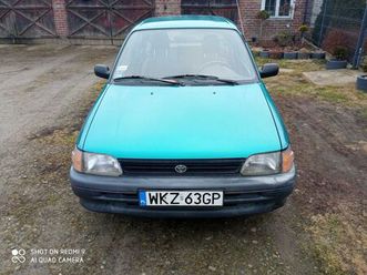 toyota starlet stan bardzo dobry sieciechów • olx.pl