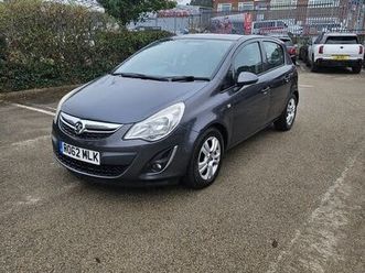 2012 vauxhall corsa 1.3td exclusiv (95ps) (start/stop) 5d