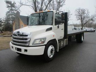 2014 hino 338 flatbed low miles