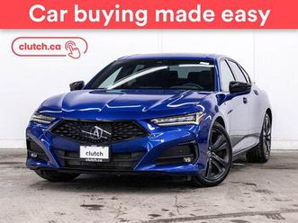 used 2021 acura tlx a-spec w/ apple carplay & android auto, sunroof, heated front seats