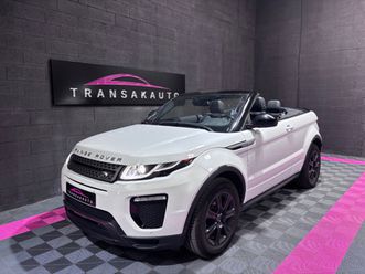 land rover range rover evoque cabriolet 2.0 241cv 4wd bva9 - entretien complet / faible kilometrage