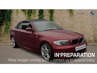 bmw 1 series 118i m sport convertible 2.0 2dr