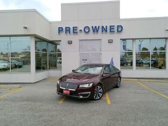 used 2017 lincoln mkz 4dr sdn reserve hybrid fwd