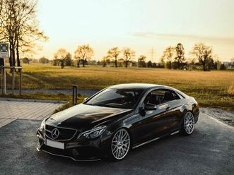mercedes benz e-klasse 220d coupe amg line