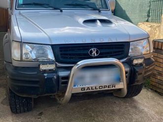 hyundai galloper glx 2.5td-4x4-160000km en très bon état