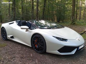 lamborghini huracán lp 610-4 spyder – blanc canopus – sensonum – ppf – configuration rare