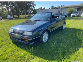 renault r19 cabriolet 16s phase1 bleu sport 449