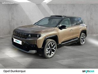 jeep compass electrique 213ch 157kw first edition