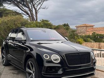 bentley bentayga w12 6.0 bi-turbo 608 cv first édition - origine monaco - pack carbone - suivi bentley monaco