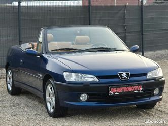 peugeot 306 phase 2 1.8 16v cabriolet suisse édition 1ere main