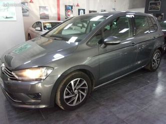 vw golf 7 sportsvan 1.4 tsi 125 sound dsg7 5p 10/17 89mkm 1°main/fce ja16 /tel/gps/regul adapt/camera+radars/carplay/ factures entretien