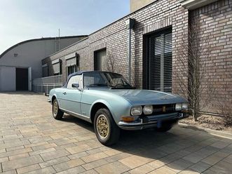 peugeot 504 b12 cabrio, schweizer auto, verdeck neu! h