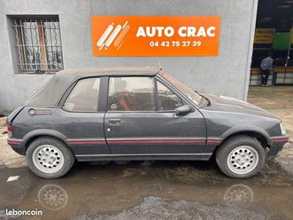 peugeot 205 cti cabriolet – vei – réservé professionnel