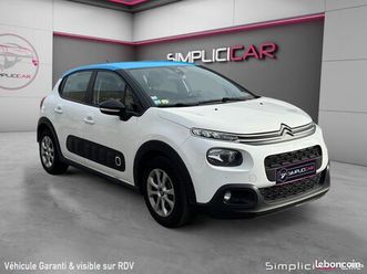 citroen c3 bluehdi 100 ss bvm5 shine suivi constructeur avec attelage
